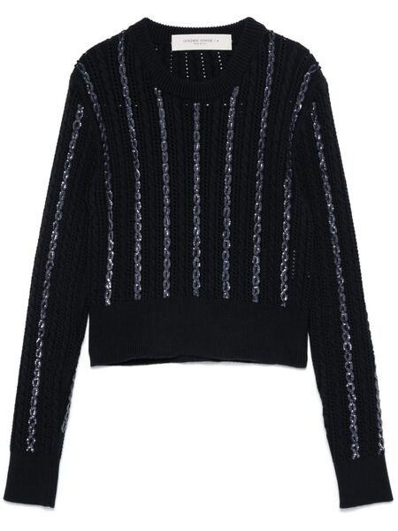  Golden Goose Sequin-detailing Sweater - Blue 