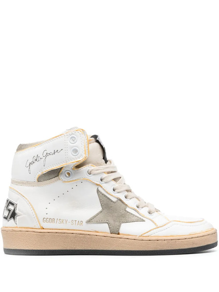  Golden Goose Sky-star High-top Sneakers - White 
