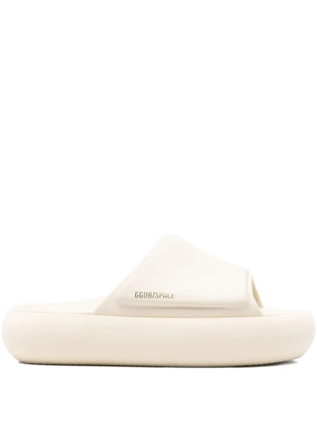  Golden Goose Space Star Slip-ons - White 