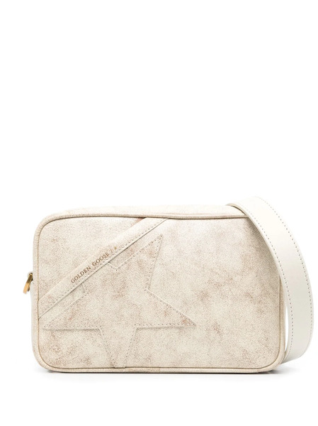  Golden Goose Star Leather Crossbody Bag - Neutrals 