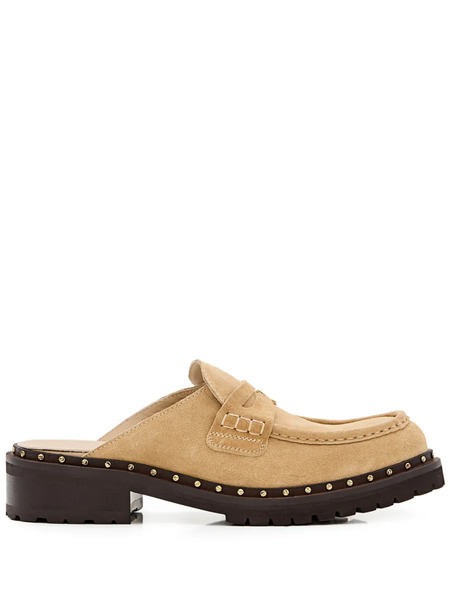  Golden Goose Stud-detail Mules - Neutrals 
