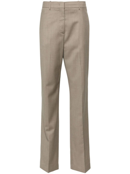  Golden Goose Virgin Wool Straight Trousers - Brown 