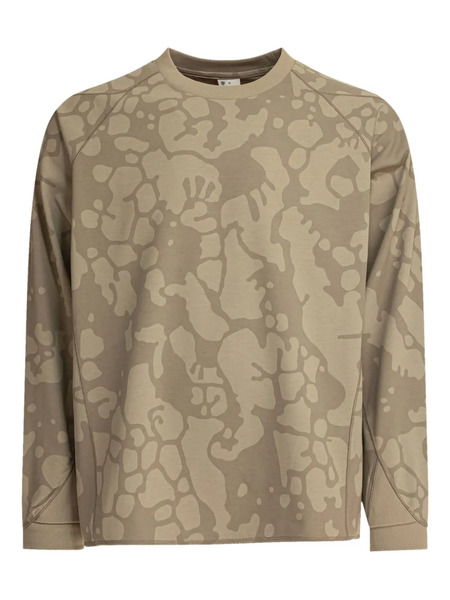  Goldwin Abstract-print Crew-neck Sweatshirt - Neutrals 