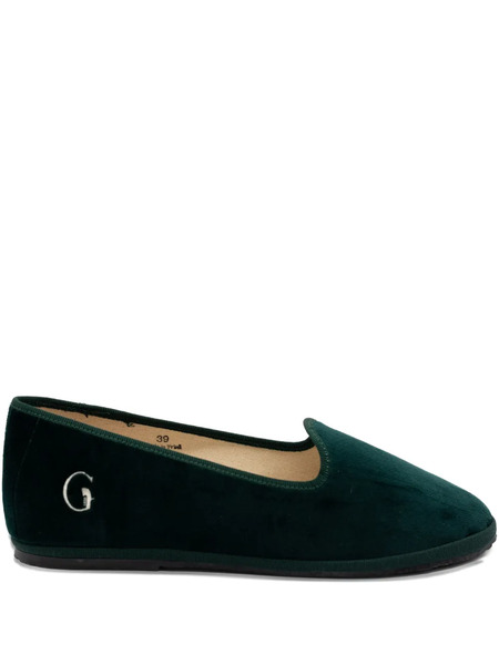  Gondolina Alberoni Logo-detail Slippers - Green 