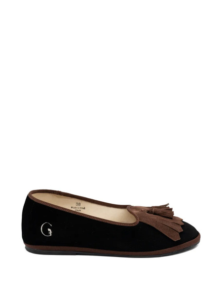  Gondolina Falzarego Fringe Tassel Loafers - Black 