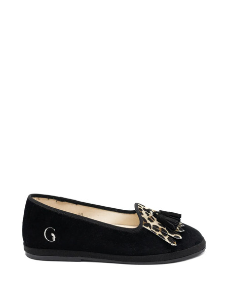  Gondolina Olympia Fringe Tassel Loafers - Black 