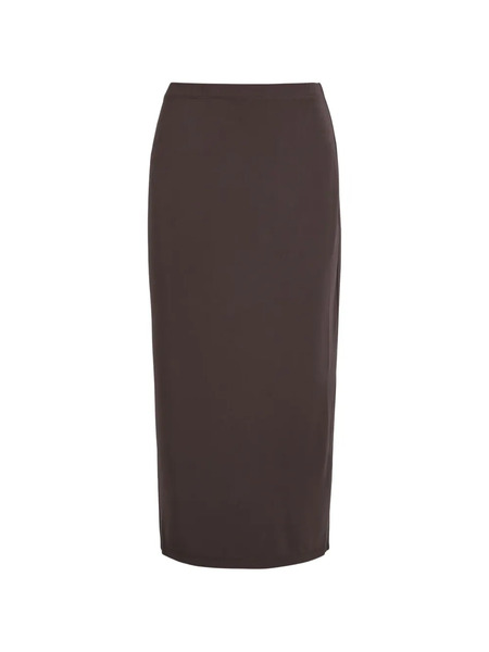  Good American Jersey Midi Skirt - Brown 