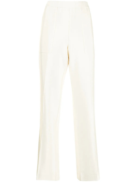  Goodious Split-cuff Straight-leg Trousers - White 