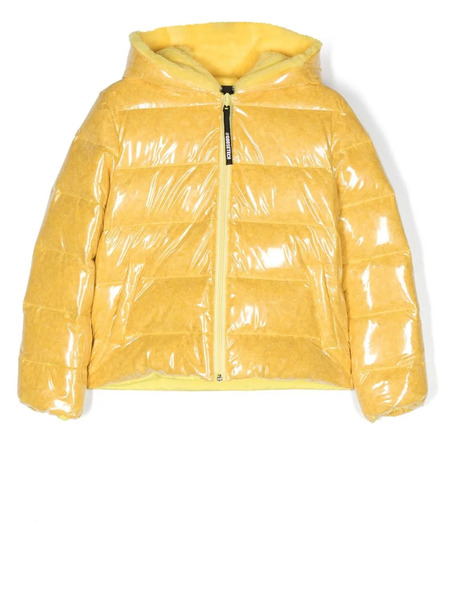  Goose Tech High-shine Padded Jacket - Yellow 