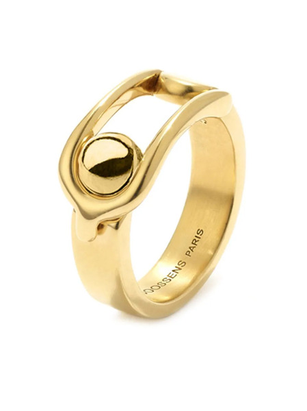  Goossens Boucle Polished Ring - Gold 