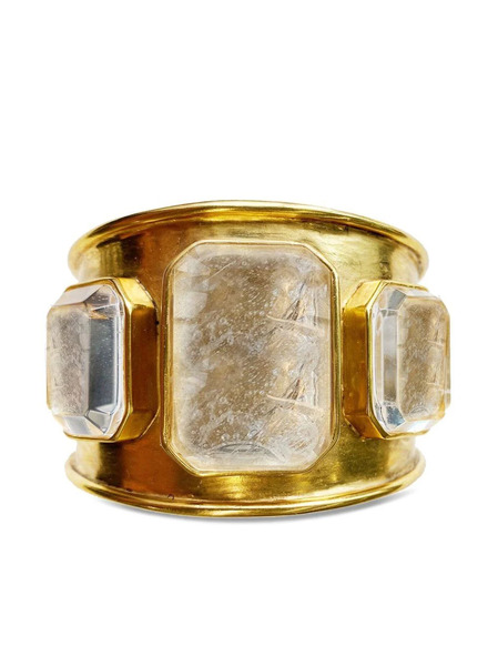 Goossens Embellished Cuff Bracelet - Gold 
