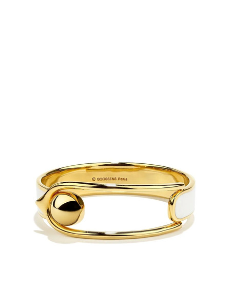  Goossens Large Boucle Gold-plated Bracelet 