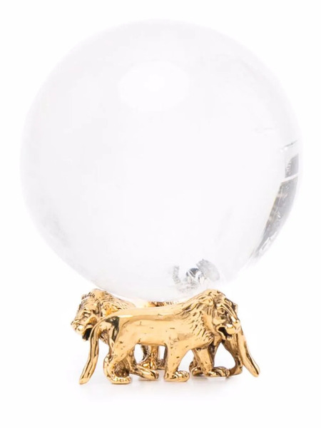  Goossens Medium Lion Ball Decorative Object - Gold 