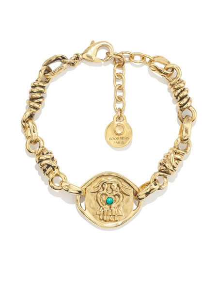  Goossens Talisman Astro Gemini Spiral-chain Bracelet - Gold 