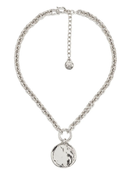  Goossens Talisman Medal-pendant Necklace - Silver 