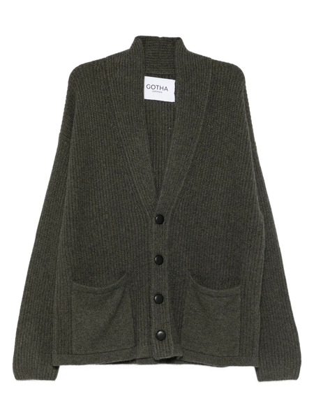  Gotha Buttoned Cardigan - Green 
