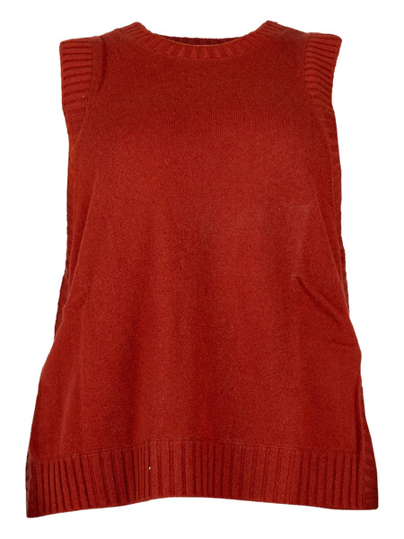  Gotha Cashmere Knitted Top - Brown 