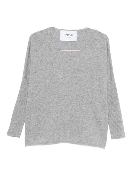  Gotha V-neck Sweater - Grey 
