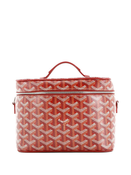  Goyard Pre-owned Muse Vanity Case Coated Canvas Pouch - Red 