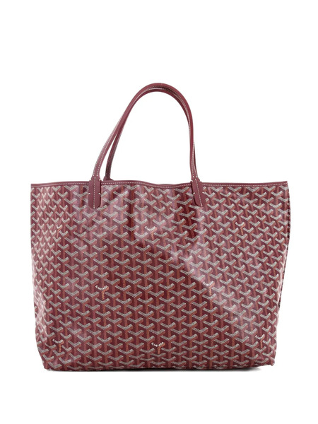  Goyard Pre-owned Saint Louis Coated Canvas Gm Tote Bag - Red 