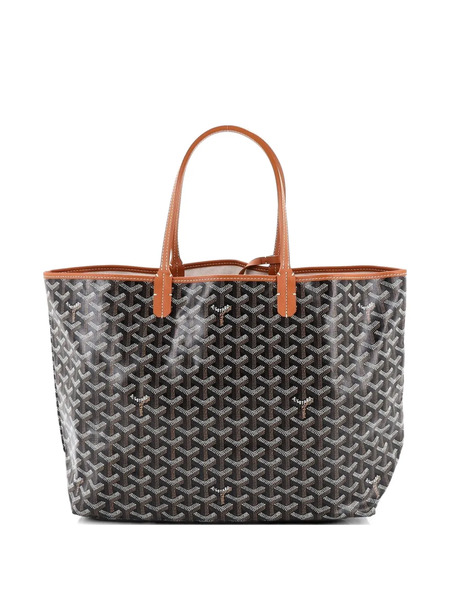  Goyard Pre-owned Saint Louis Coated Canvas Pm Tote Bag - Brown 
