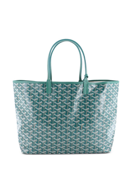  Goyard Pre-owned Saint Louis Coated Canvas Pm Tote Bag - Green 