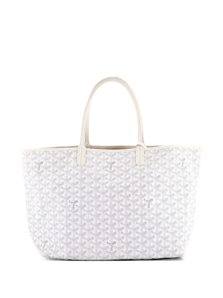  Goyard Pre-owned Saint Louis Coated Canvas Pm Tote Bag - White 