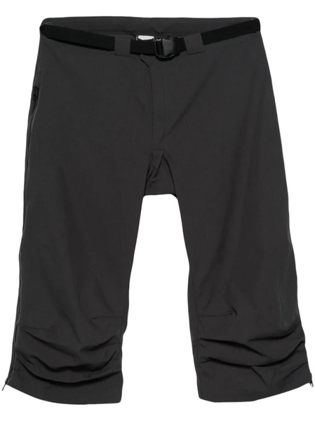  Gr10k Belted Canvas Long Shorts - Grey 