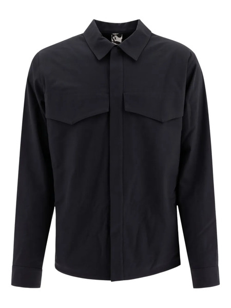  Gr10k Flap-pocket Snap-button Shirt - Black 