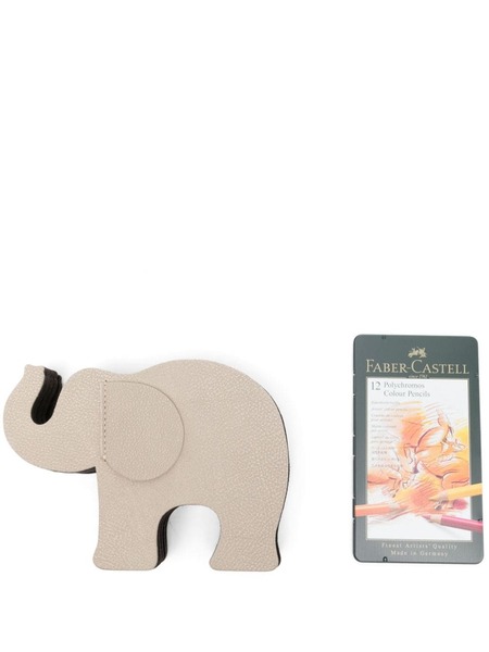  Graf Von Faber-castell Elephant Leather Pen Holder - Neutrals 