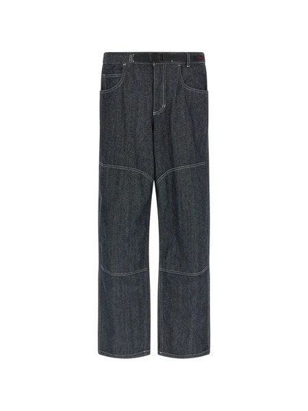  Gramicci Double-knee Belt Jeans - Blue 