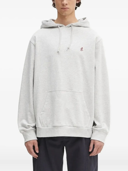  Gramicci Embroidered-logo Hooded Sweatshirt - Grey 