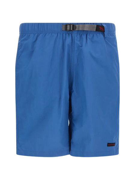  Gramicci Integrated-belt Bermuda Shorts - Blue 