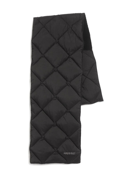  Gramicci Quilted Down Scarf - Black 