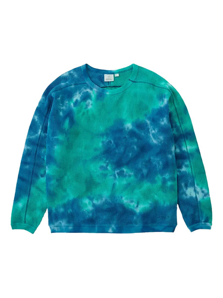  Gramicci Tie-dye Crew-neck Long-sleeve Sweatshirt - Blue 