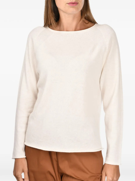  Gran Sasso Boat-neck Sweater - Neutrals 