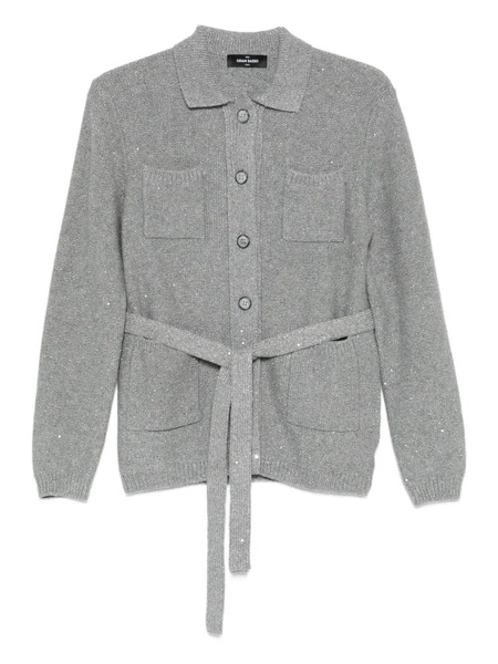  Gran Sasso Button-fastening Belted Cardigan - Grey 