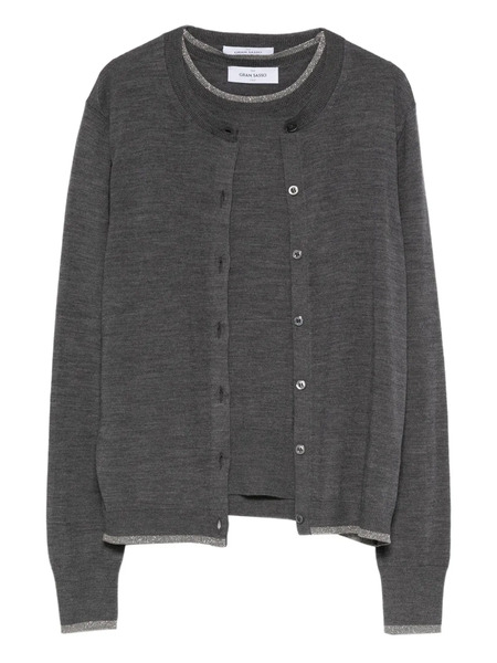  Gran Sasso Button-fastening Cardigan Set - Grey 