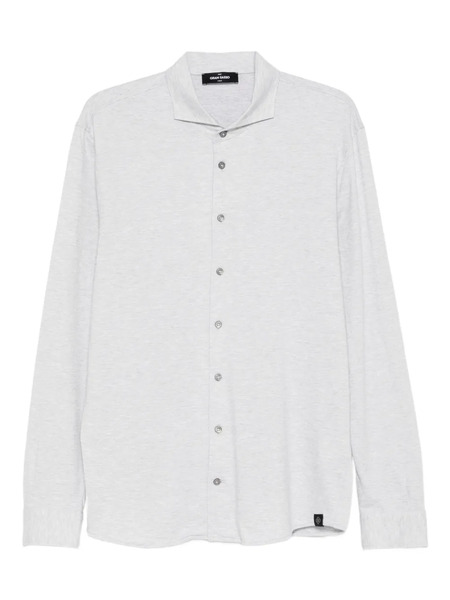  Gran Sasso Button Long-sleeve Shirt - Grey 