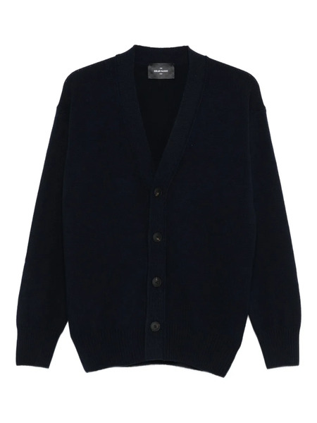  Gran Sasso Buttoned Wool Cardigan - Blue 