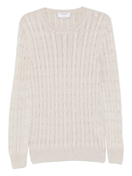  Gran Sasso Crew-neck Sweater - Neutrals 