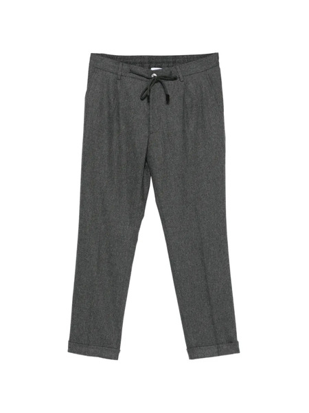  Gran Sasso Drawstring Cuffed Trousers - Grey 