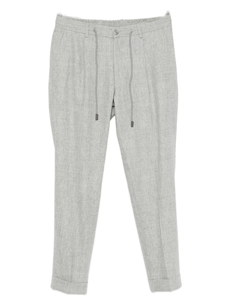  Gran Sasso Drawstring-waist Trousers - Grey 