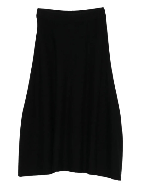  Gran Sasso Knitted Midi Skirt - Black 