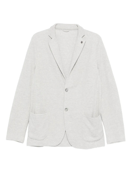 Gran Sasso Linen-cotton Jacket - Grey 