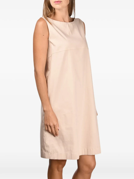  Gran Sasso Mini Sleeveless Dress - Neutrals 