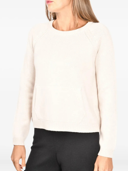  Gran Sasso Pocket Sweater - White 