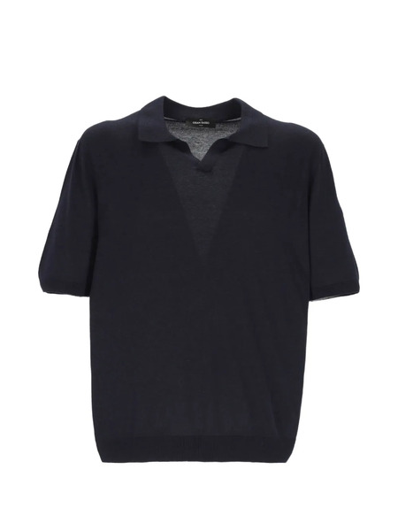  Gran Sasso Polo-collar T-shirt - Blue 