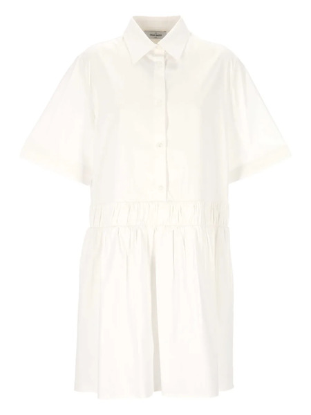  Gran Sasso Poplin Mini Dress - White 