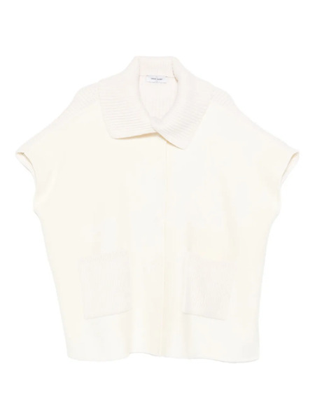  Gran Sasso Ribbed-collar Jacket - White 